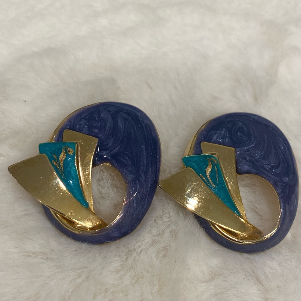 Vintage Post Earrings